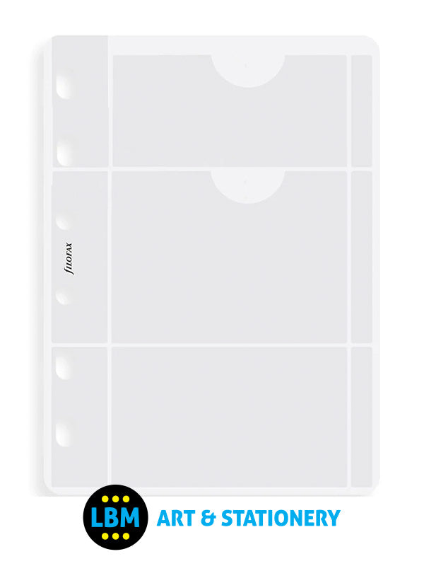 Filofax - Pocket size Credit Debit Card Holder Organiser Refill 213603 - LBM Art & Stationery Store