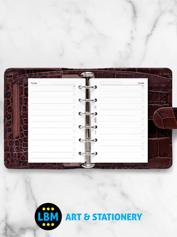 Filofax - Pocket size To Do Notepaper Organiser Refill 212204 - LBM Art & Stationery Store