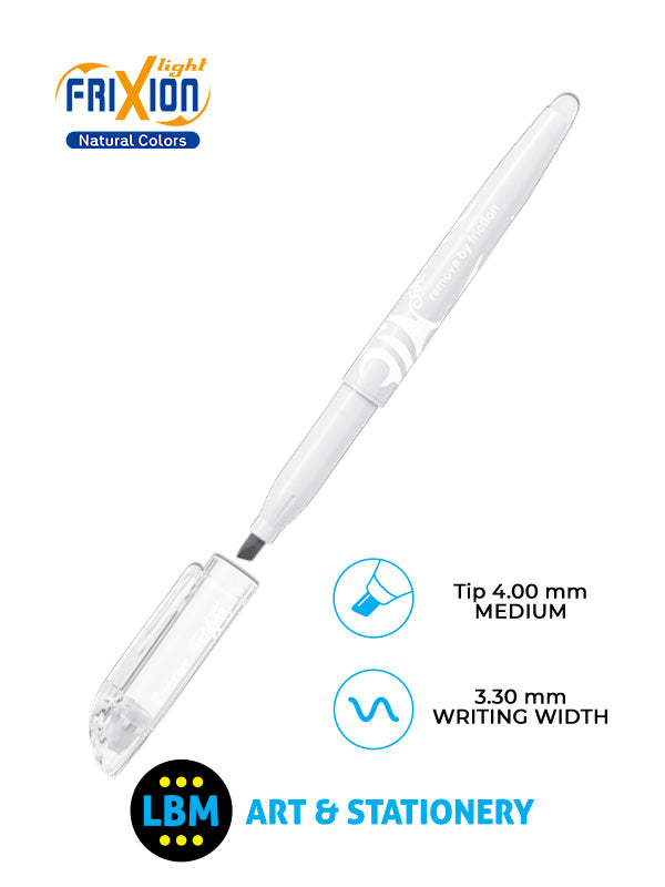 Pilot - FriXion Light Natural Erasable Highlighter Pen 4.0mm Tip - Choose Colour - SW-FL-NATURAL - LBM Art & Stationery Store