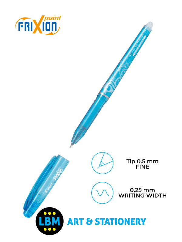Pilot - FriXion Point Erasable Rollerball Pen 0.5mm Tip - Choose Colour - BL-FRP5 - LBM Art & Stationery Store