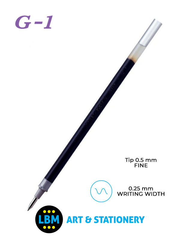 Pilot - G-105 Refills with 0.5mm Tip - Choose Colour - BLS-G1-5 - LBM Art & Stationery Store