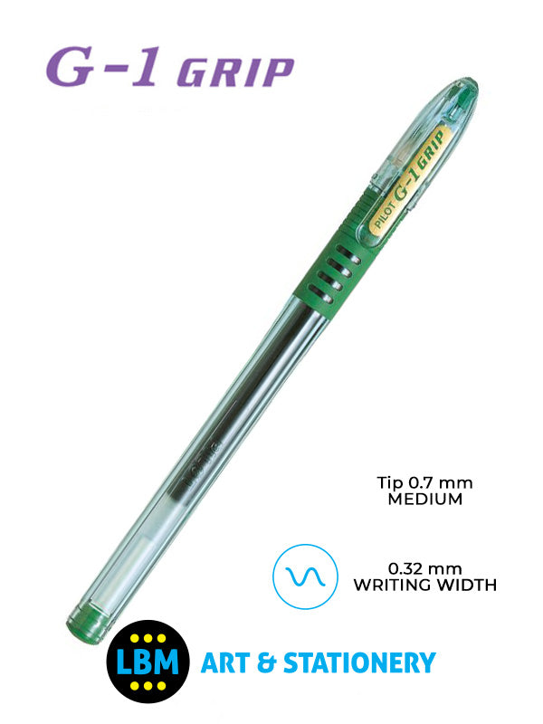 Pilot G1 Grip Gel Ink Pen, Fine 0.3mm Black - Pack Of 12 Rollerball Pens