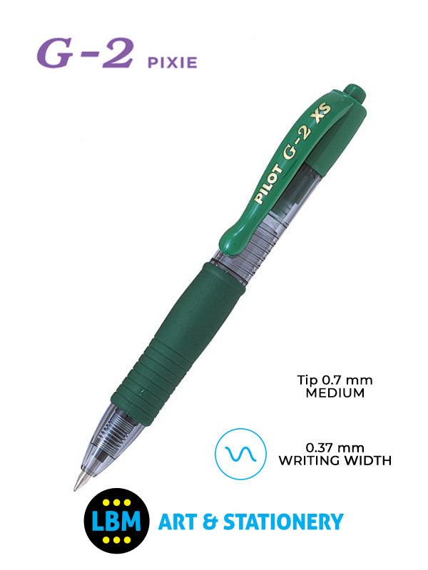 Pilot - G-207 Pixie Retractable Rollerball Pen - Choose Colour - BL-G2-XS7 - LBM Art & Stationery Store