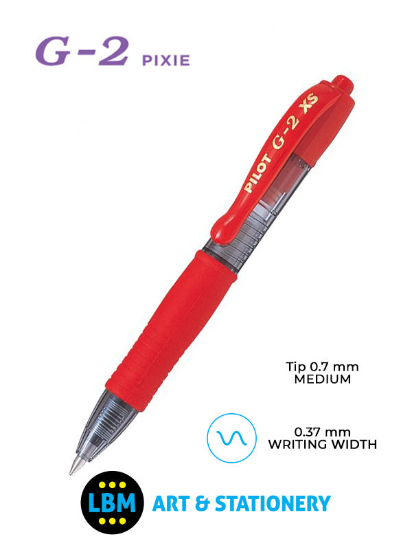 Pilot - G-207 Pixie Retractable Rollerball Pen - Choose Colour - BL-G2-XS7 - LBM Art & Stationery Store