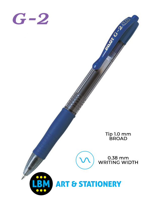 Pilot - G-210 Retractable Rollerball Pen - Choose Colour - BL-G2-10 - LBM Art & Stationery Store