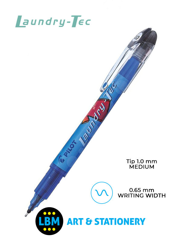 Pilot - Laundry-Tec Marker Pen 1.0mm Tip - Black - SCA-LT - LBM Art & Stationery Store