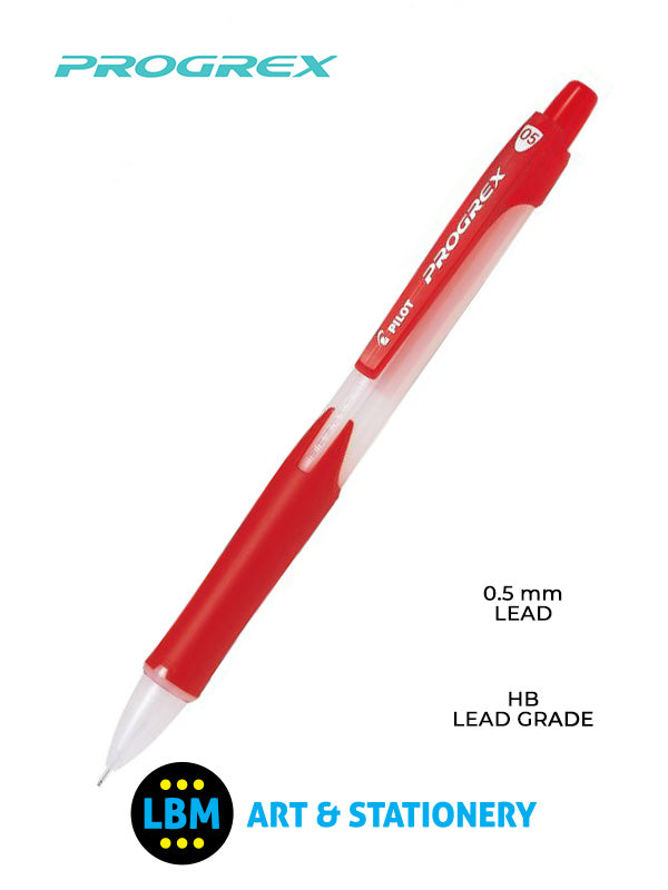 Pilot - PROGREX Mechanical Pencil HB - Choose Lead Size - LBM Art & Stationery Store