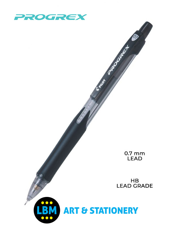 Pilot - PROGREX Mechanical Pencil HB - Choose Lead Size - LBM Art & Stationery Store