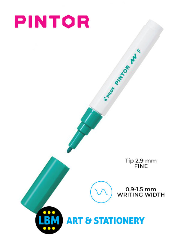 Pilot - Pintor Fine Bullet Tip Marker Pen 2.9mm Tip - Choose Colour - SW-PT-F - LBM Art & Stationery Store
