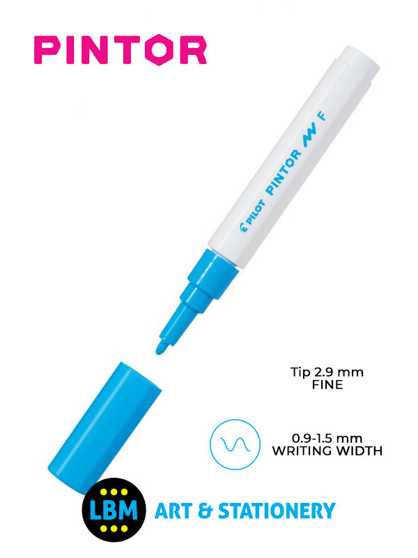 Pilot - Pintor Fine Bullet Tip Marker Pen 2.9mm Tip - Choose Colour - SW-PT-F - LBM Art & Stationery Store