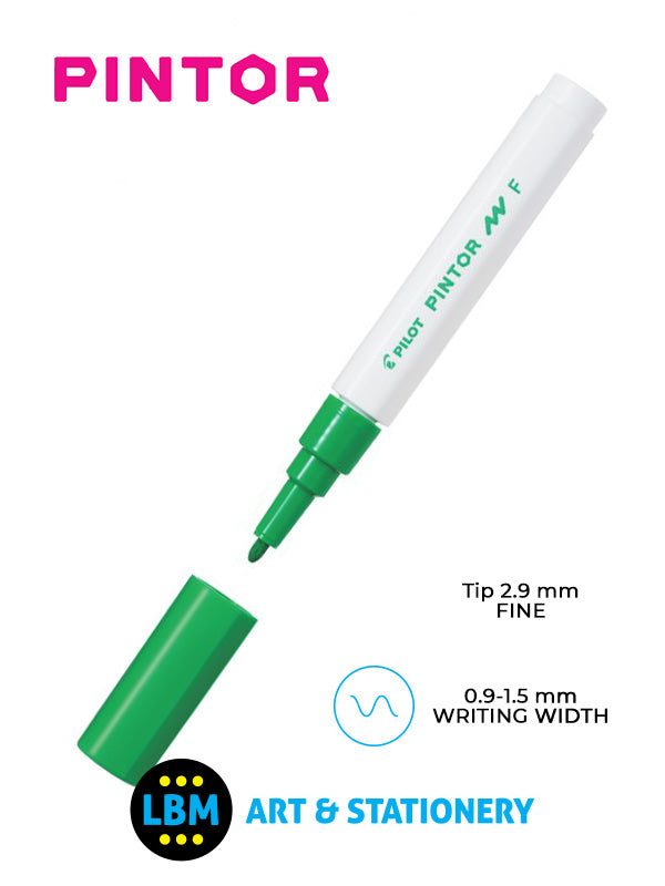 Pilot - Pintor Fine Bullet Tip Marker Pen 2.9mm Tip - Choose Colour - SW-PT-F - LBM Art & Stationery Store