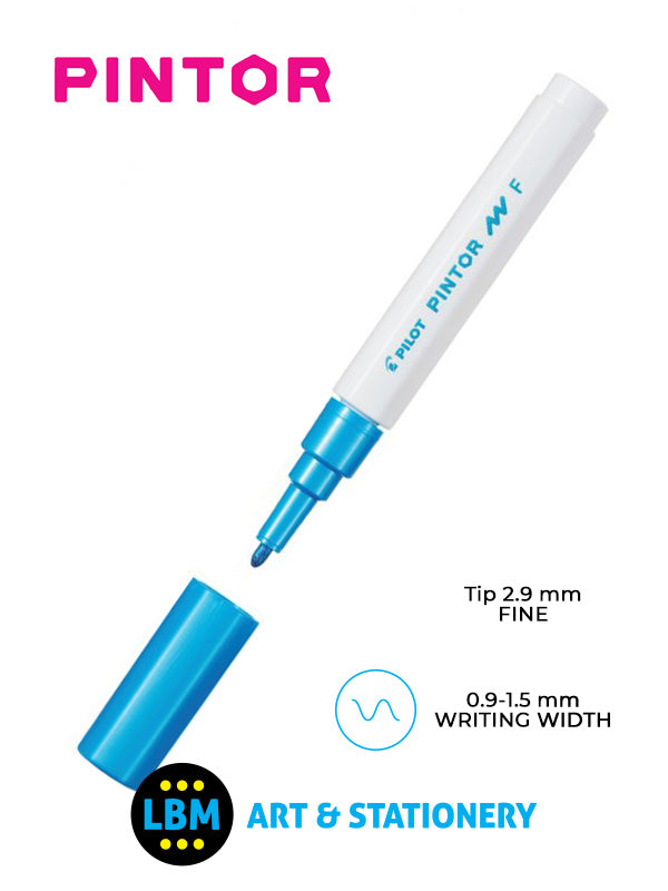 Pilot - Pintor Fine Bullet Tip Marker Pen 2.9mm Tip - Choose Colour - SW-PT-F - LBM Art & Stationery Store