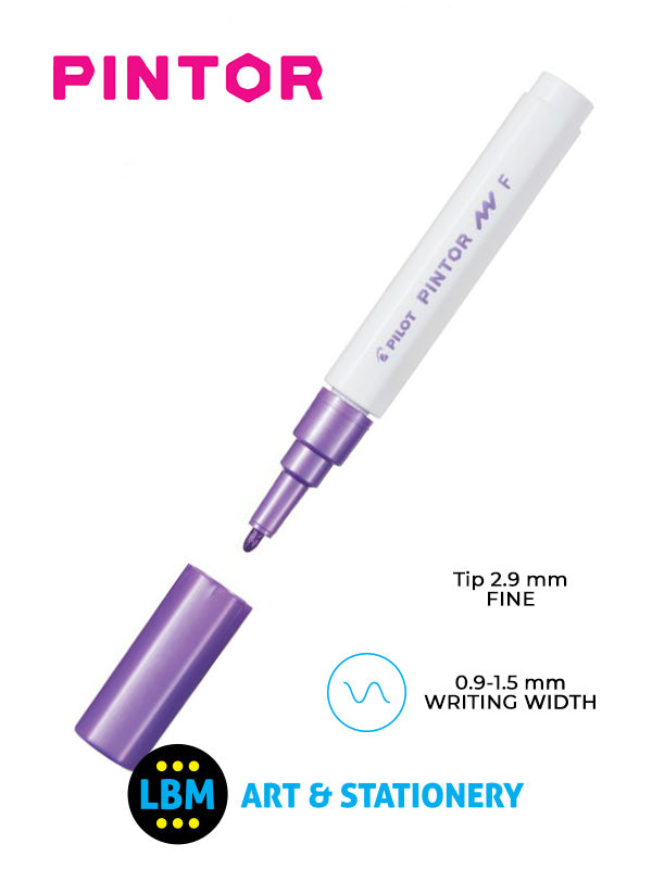 Pilot - Pintor Fine Bullet Tip Marker Pen 2.9mm Tip - Choose Colour - SW-PT-F - LBM Art & Stationery Store