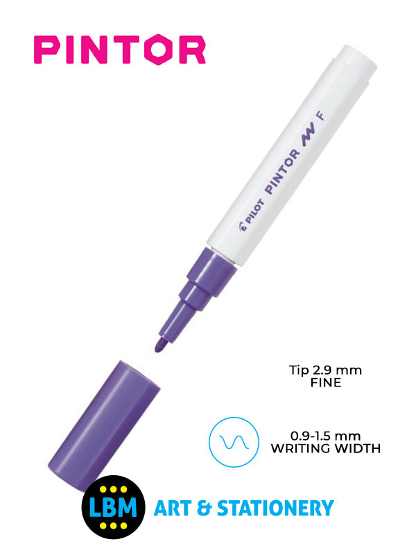 Pilot - Pintor Fine Bullet Tip Marker Pen 2.9mm Tip - Choose Colour - SW-PT-F - LBM Art & Stationery Store