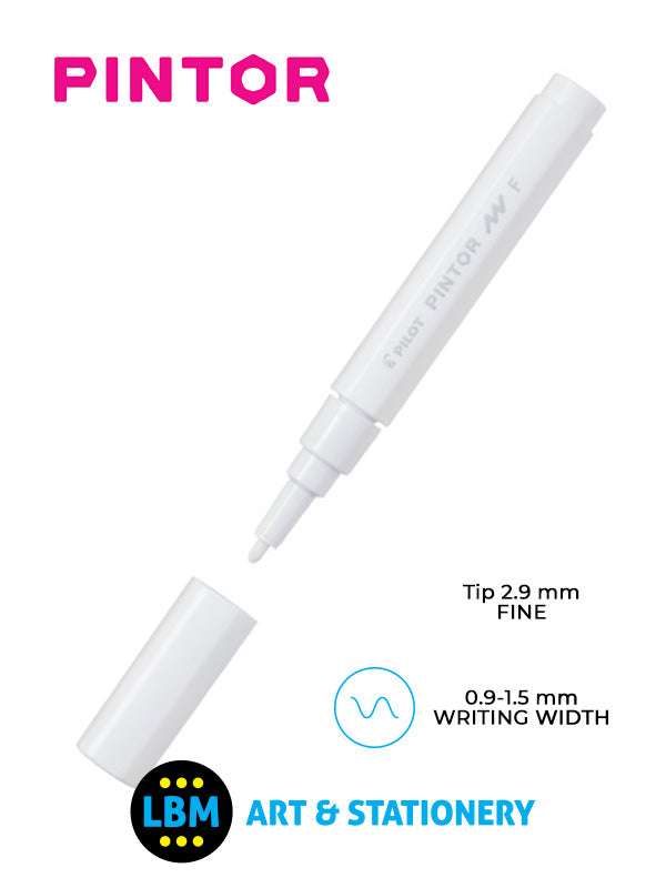 Pilot - Pintor Fine Bullet Tip Marker Pen 2.9mm Tip - Choose Colour - SW-PT-F - LBM Art & Stationery Store