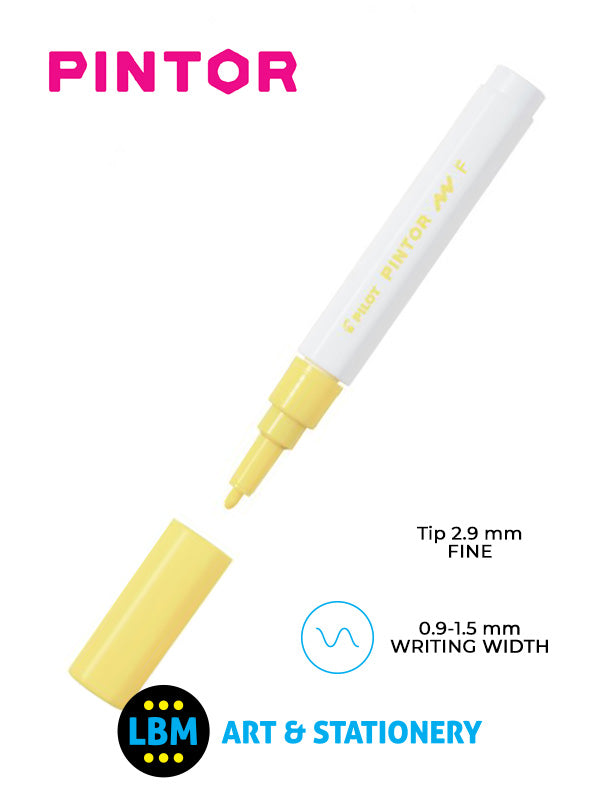 Pilot - Pintor Fine Bullet Tip Marker Pen 2.9mm Tip - Choose Colour - SW-PT-F - LBM Art & Stationery Store