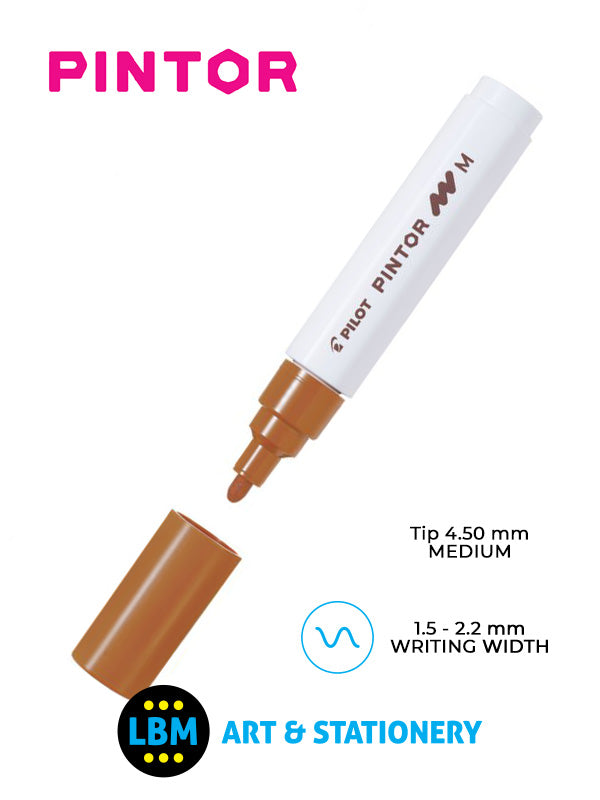 Pilot - Pintor Medium Bullet Tip Marker Pen 4.5mm Tip - Choose Colour - SW-PT-M - LBM Art & Stationery Store