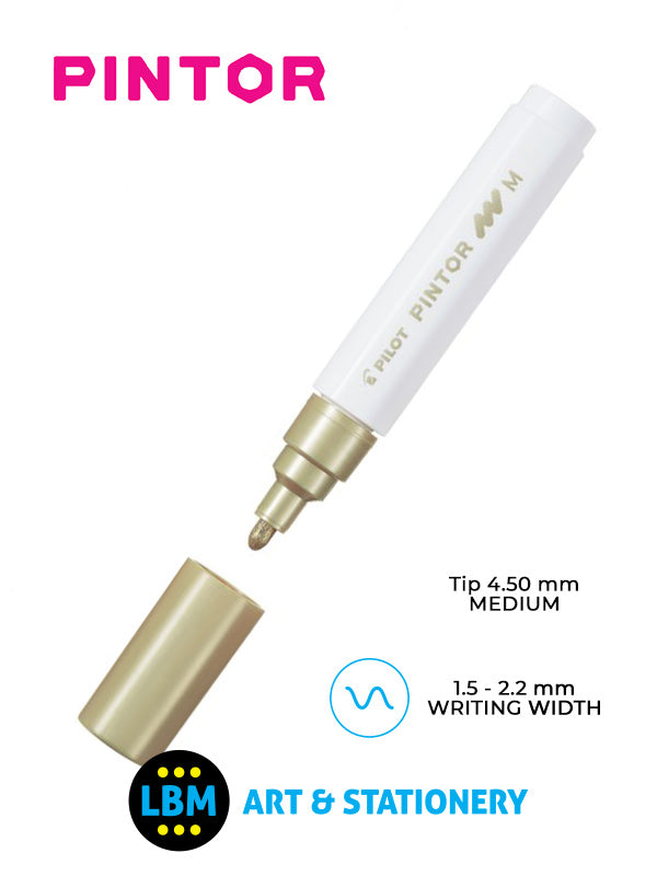 Pilot - Pintor Medium Bullet Tip Marker Pen 4.5mm Tip - Choose Colour - SW-PT-M - LBM Art & Stationery Store