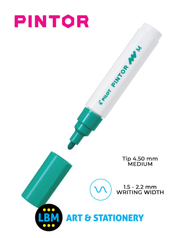 Pilot - Pintor Medium Bullet Tip Marker Pen 4.5mm Tip - Choose Colour - SW-PT-M - LBM Art & Stationery Store
