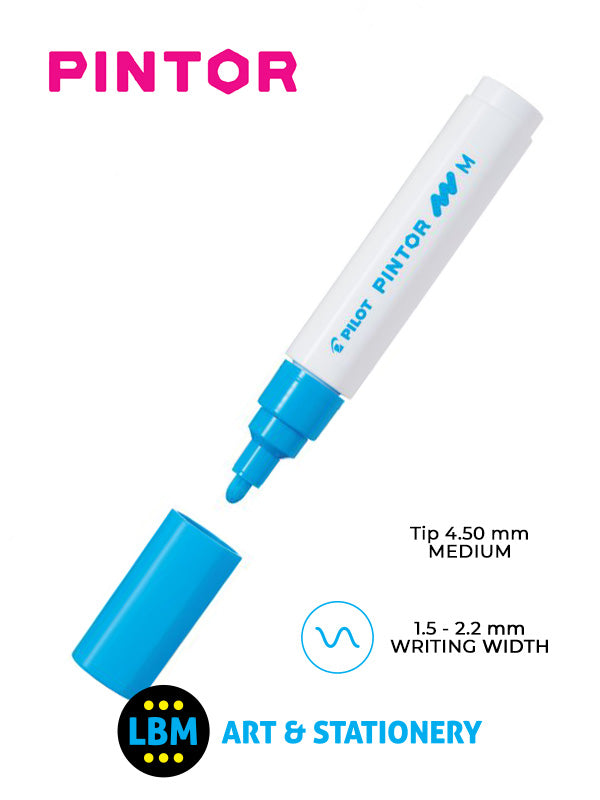 Pilot - Pintor Medium Bullet Tip Marker Pen 4.5mm Tip - Choose Colour - SW-PT-M - LBM Art & Stationery Store