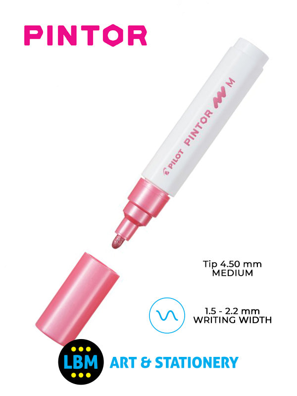 Pilot - Pintor Medium Bullet Tip Marker Pen 4.5mm Tip - Choose Colour - SW-PT-M - LBM Art & Stationery Store