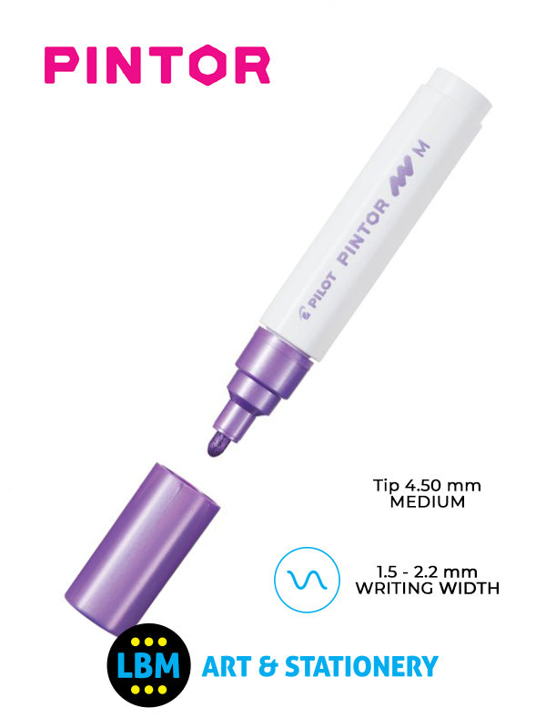 Pilot - Pintor Medium Bullet Tip Marker Pen 4.5mm Tip - Choose Colour - SW-PT-M - LBM Art & Stationery Store