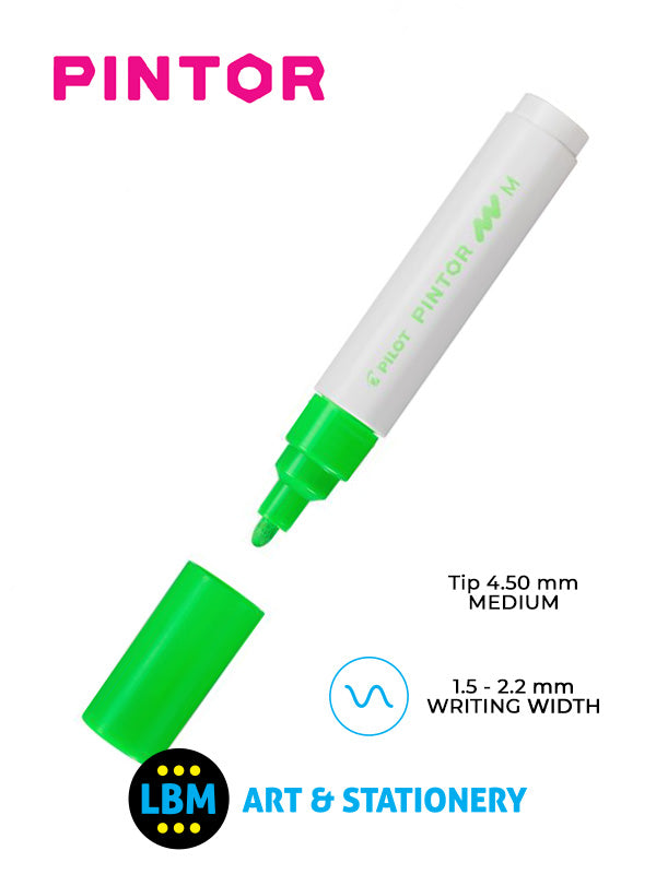 Pilot - Pintor Medium Bullet Tip Marker Pen 4.5mm Tip - Choose Colour - SW-PT-M - LBM Art & Stationery Store