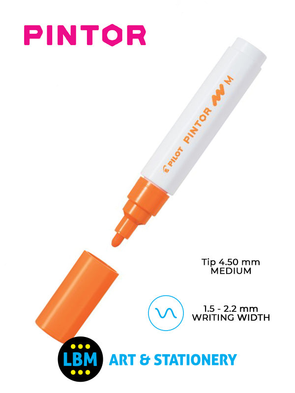 Pilot - Pintor Medium Bullet Tip Marker Pen 4.5mm Tip - Choose Colour - SW-PT-M - LBM Art & Stationery Store