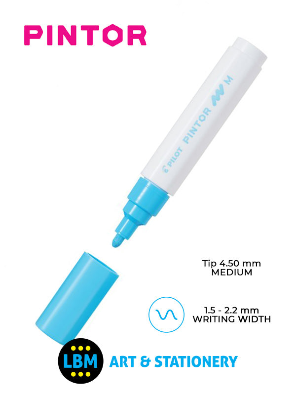 Pilot - Pintor Medium Bullet Tip Marker Pen 4.5mm Tip - Choose Colour - SW-PT-M - LBM Art & Stationery Store