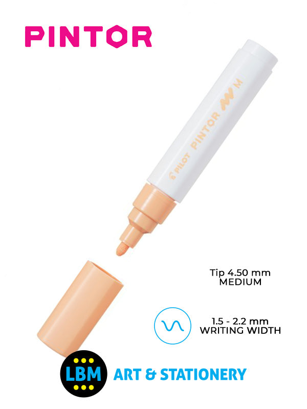Pilot - Pintor Medium Bullet Tip Marker Pen 4.5mm Tip - Choose Colour - SW-PT-M - LBM Art & Stationery Store
