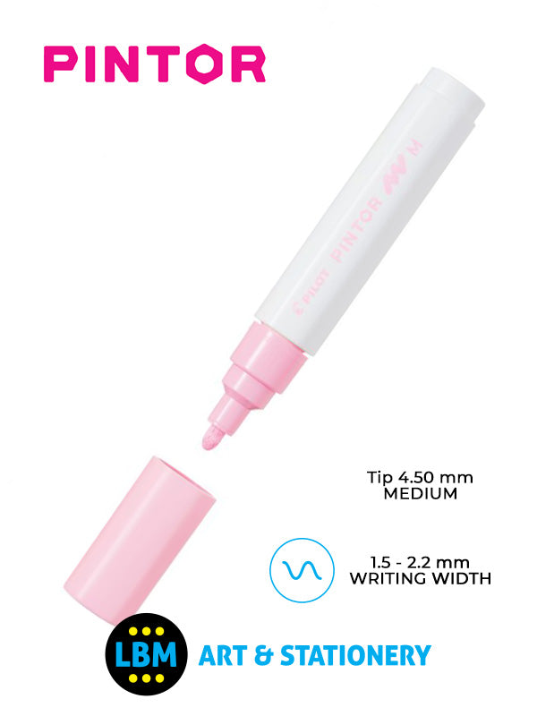 Pilot - Pintor Medium Bullet Tip Marker Pen 4.5mm Tip - Choose Colour - SW-PT-M - LBM Art & Stationery Store