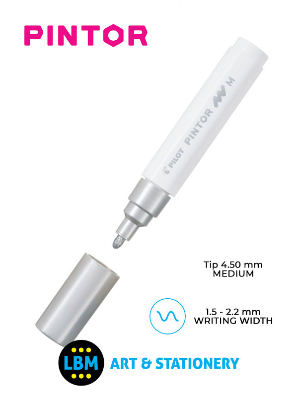Pilot - Pintor Medium Bullet Tip Marker Pen 4.5mm Tip - Choose Colour - SW-PT-M - LBM Art & Stationery Store