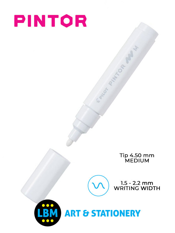 Pilot - Pintor Medium Bullet Tip Marker Pen 4.5mm Tip - Choose Colour - SW-PT-M - LBM Art & Stationery Store