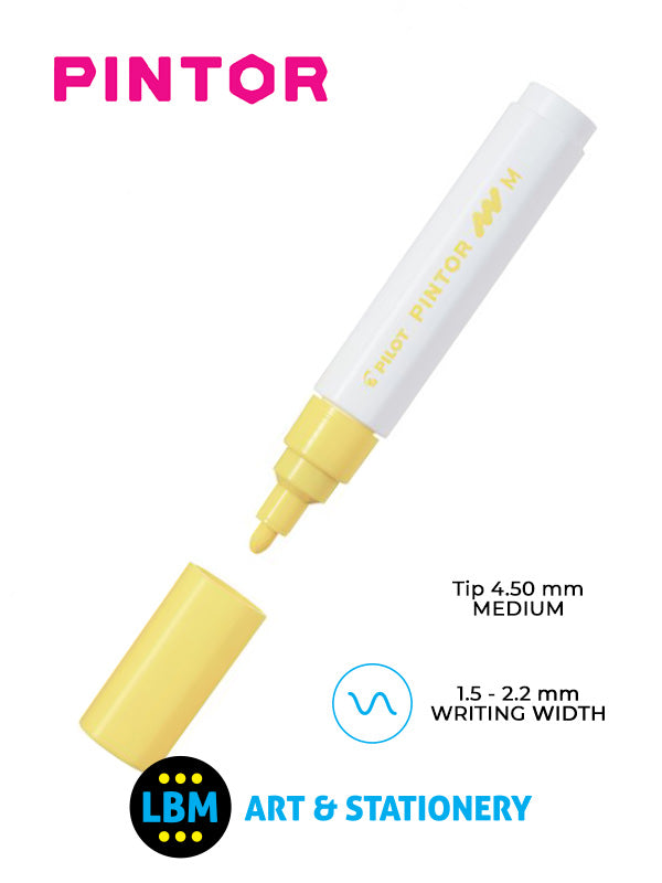 Pilot - Pintor Medium Bullet Tip Marker Pen 4.5mm Tip - Choose Colour - SW-PT-M - LBM Art & Stationery Store