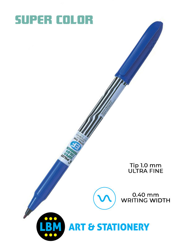 Pilot - Super Color Extra Fine Marker Pen 2.0mm Tip - Choose Colour - SCAN-EF - LBM Art & Stationery Store
