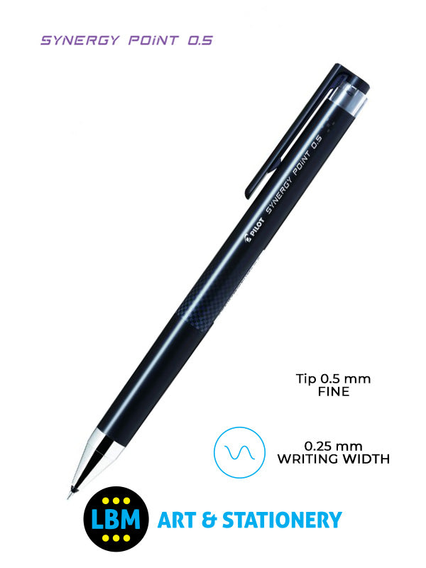 Pilot - Synergy Point 0.5 Gel Ink Rollerball Pen - Choose Colour - BLRT-SNP5 - LBM Art & Stationery Store