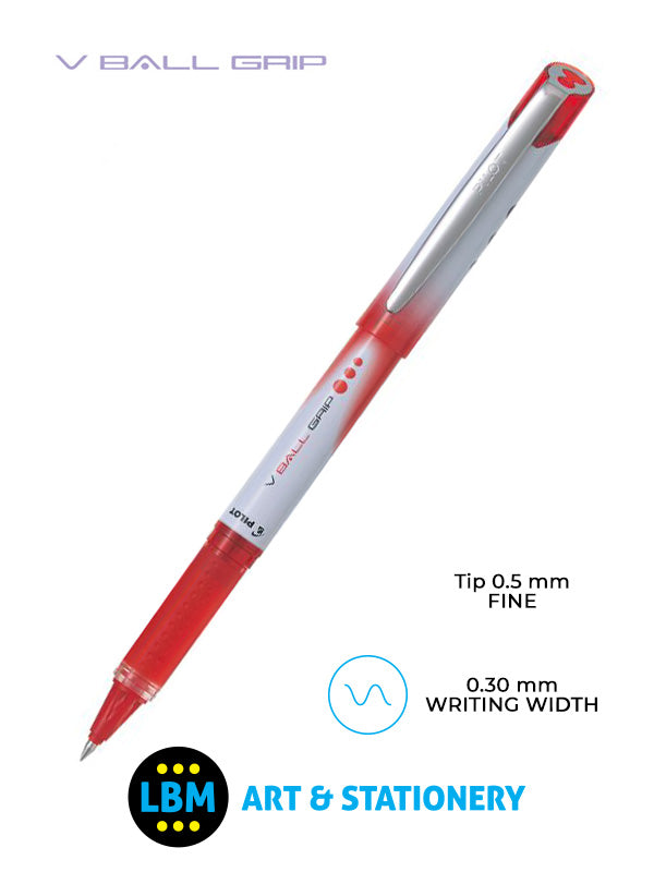 Pilot - V Ball Grip 05 Rollerball Pen - Choose Colour - BLN-VBG5 - LBM Art & Stationery Store