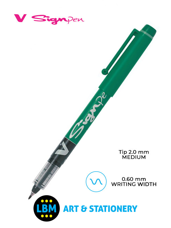 Pilot - V Sign Pen 2.0mm Tip - Choose Colour - SW-VSP - LBM Art & Stationery Store