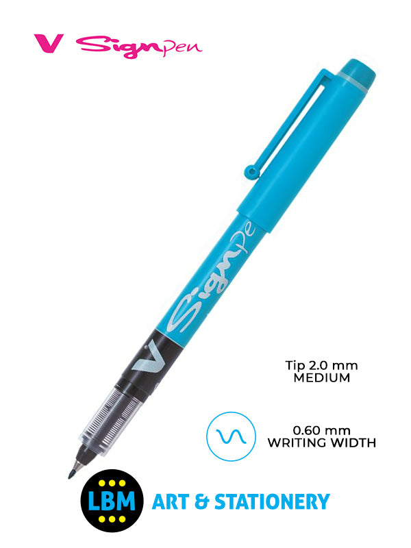 Pilot - V Sign Pen 2.0mm Tip - Choose Colour - SW-VSP - LBM Art & Stationery Store